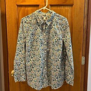 Floral Button-Up Shirt